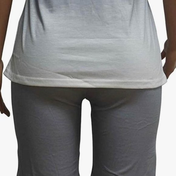 New Women's Two Piece Grey Shorts and Shirt - Picture 2 of 5